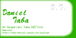 daniel taba business card